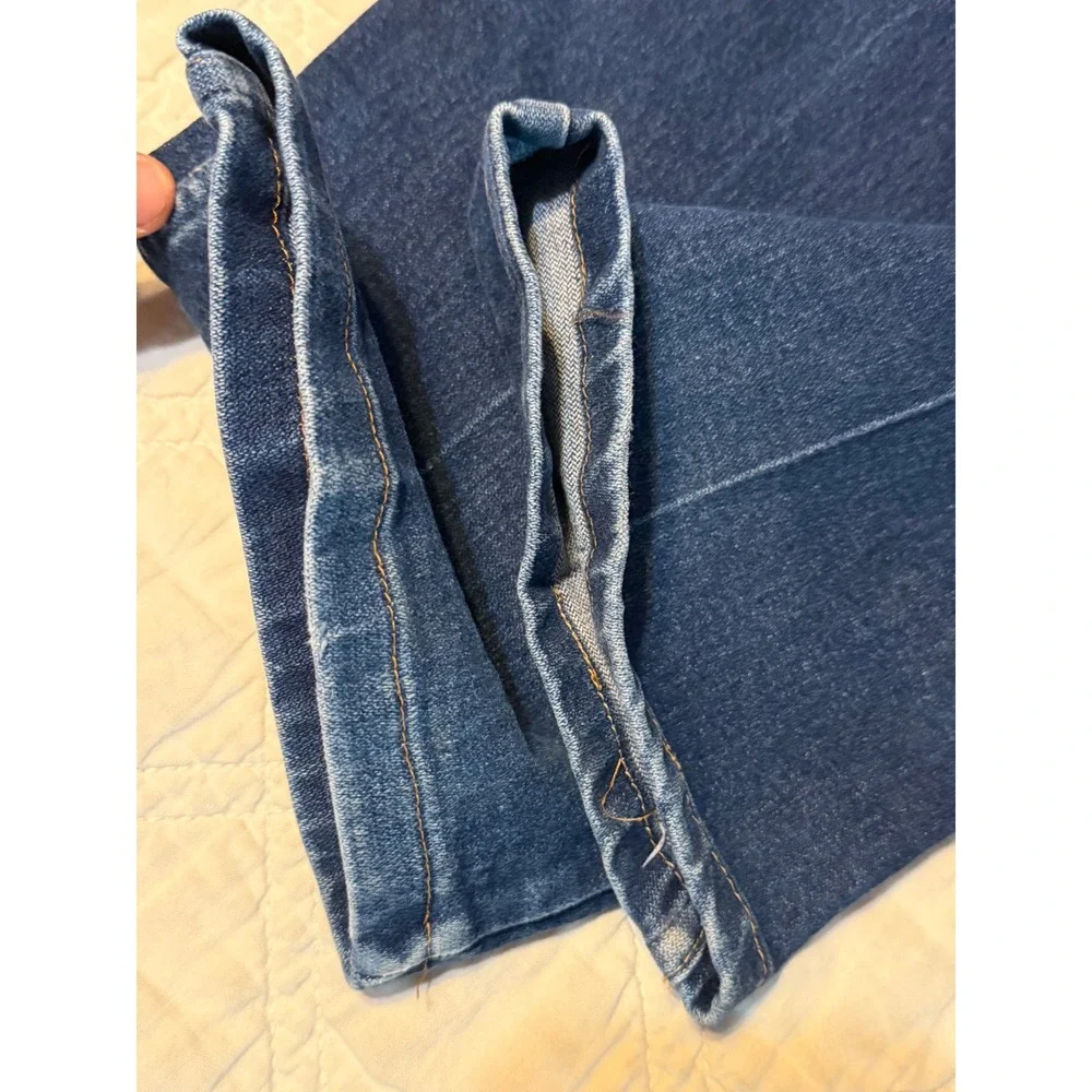 Wrangler Cowboy Cut Jeans Boys 16 Husky Blue Denim Straight Leg Pants
